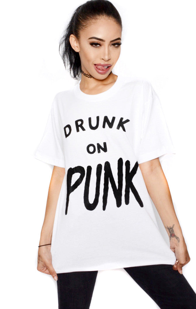 Drunk On Punk Tee