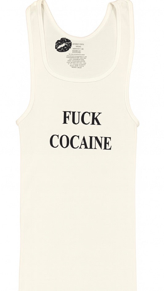 Fuck Cocaine Custom Tank