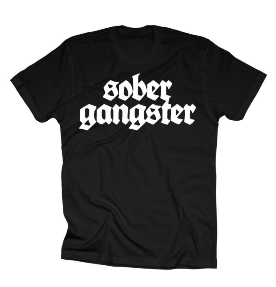 Sober Gangster Black T-Shirt