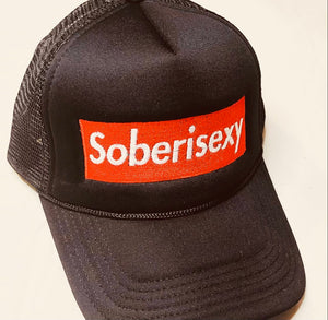 Soberisexy Embroidered Trucker Hat