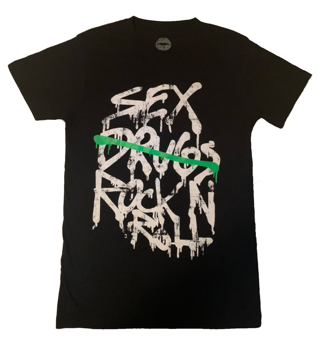 Sex Drugs & Rock N Roll Black T-Shirt