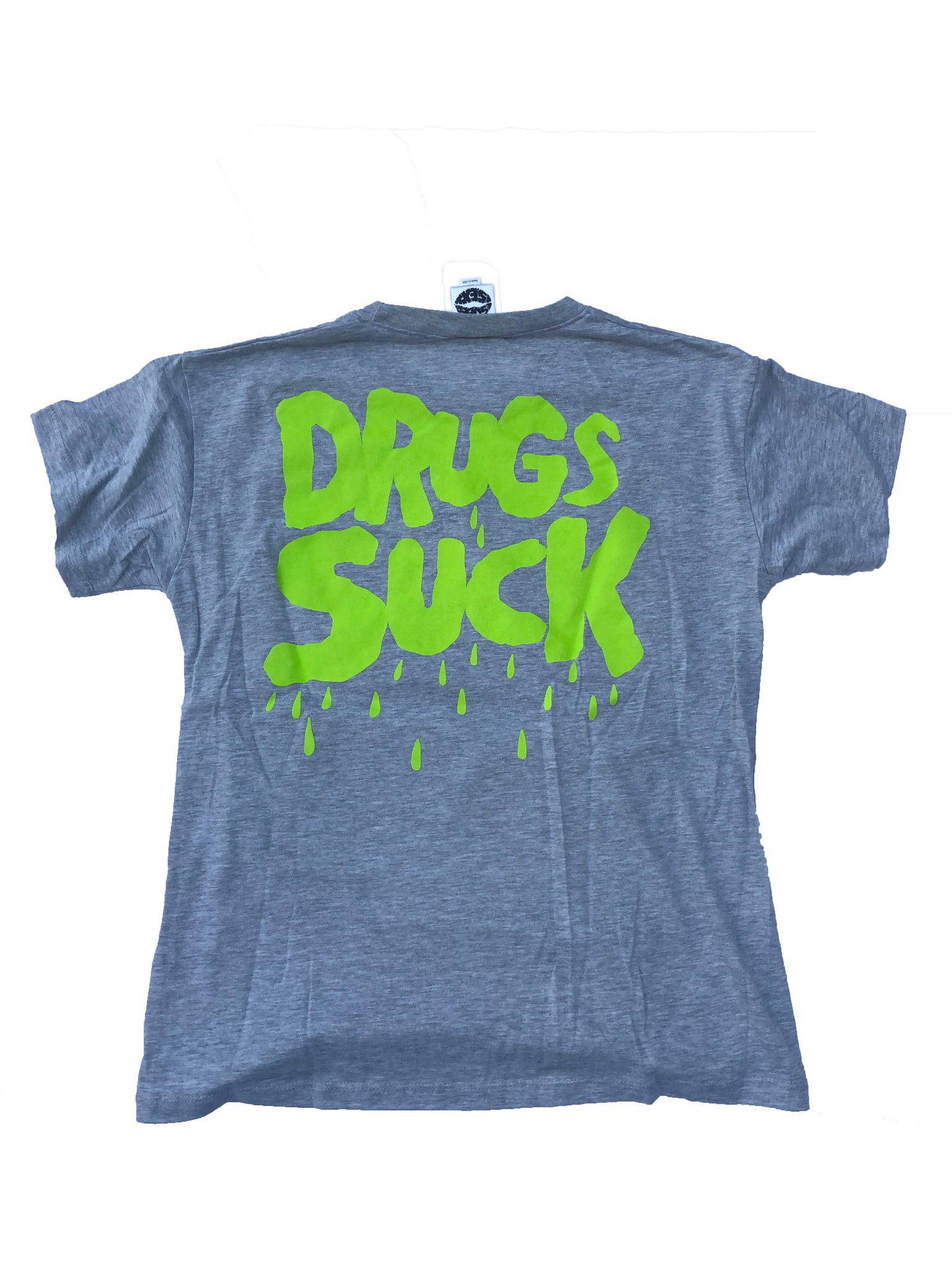 Drugs Suck Gray T-Shirt