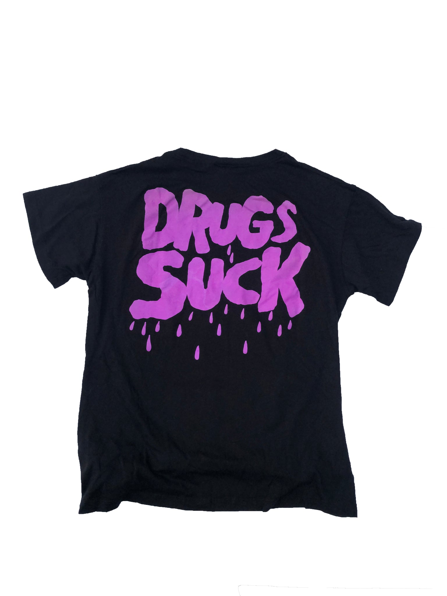 Drugs Suck Black T-Shirt