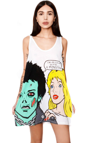I'm In Love With A Monster Tank Top - White